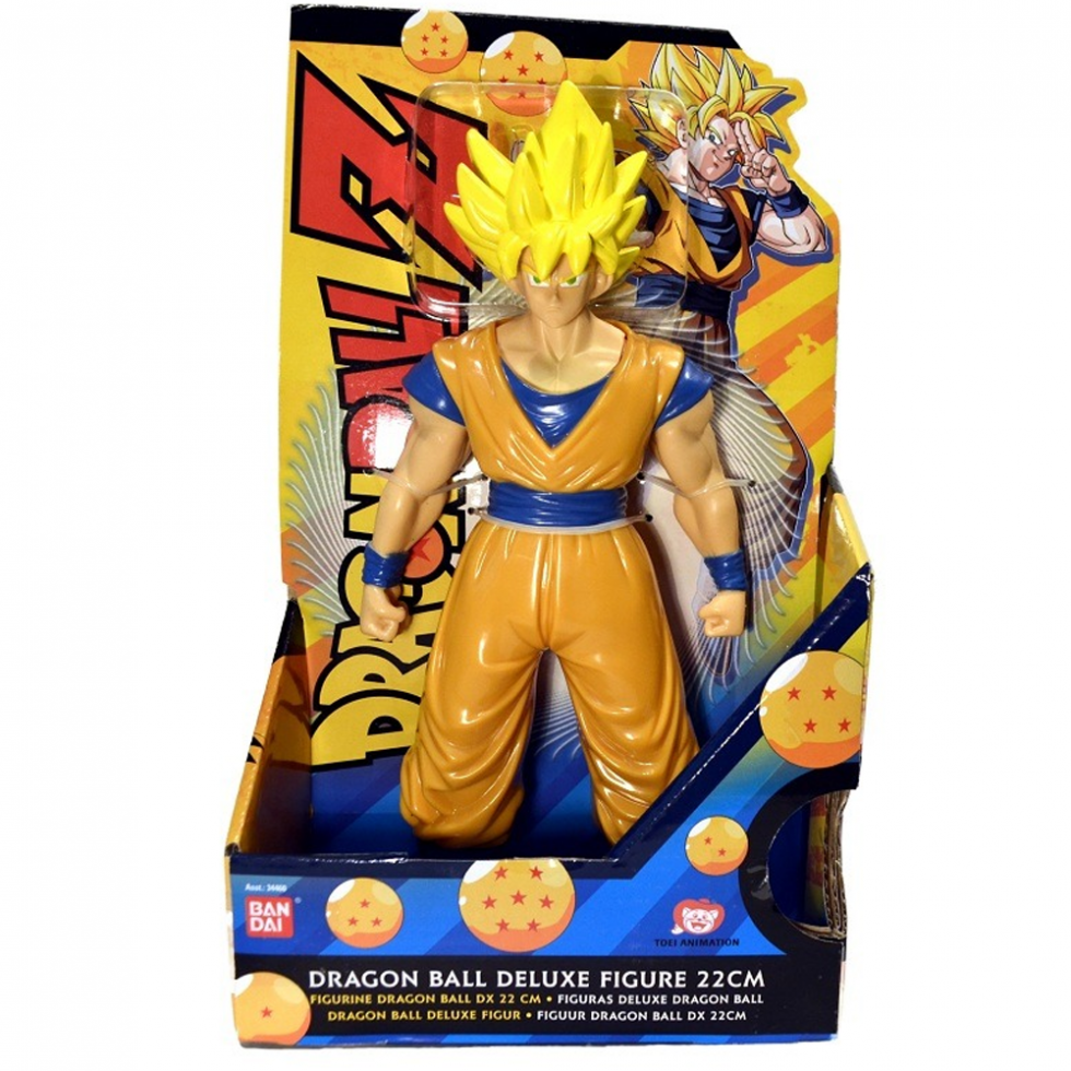 Super Saiyan Goku Dragon Ball Z Deluxe Muñeco Bandai 22 Cm Video