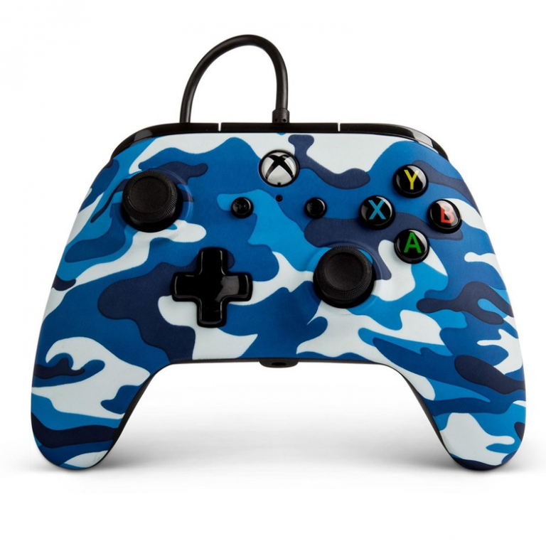 Control xbox power a azul camo Video Center Fun Store